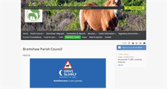 Desktop Screenshot of bramshaw.org.uk